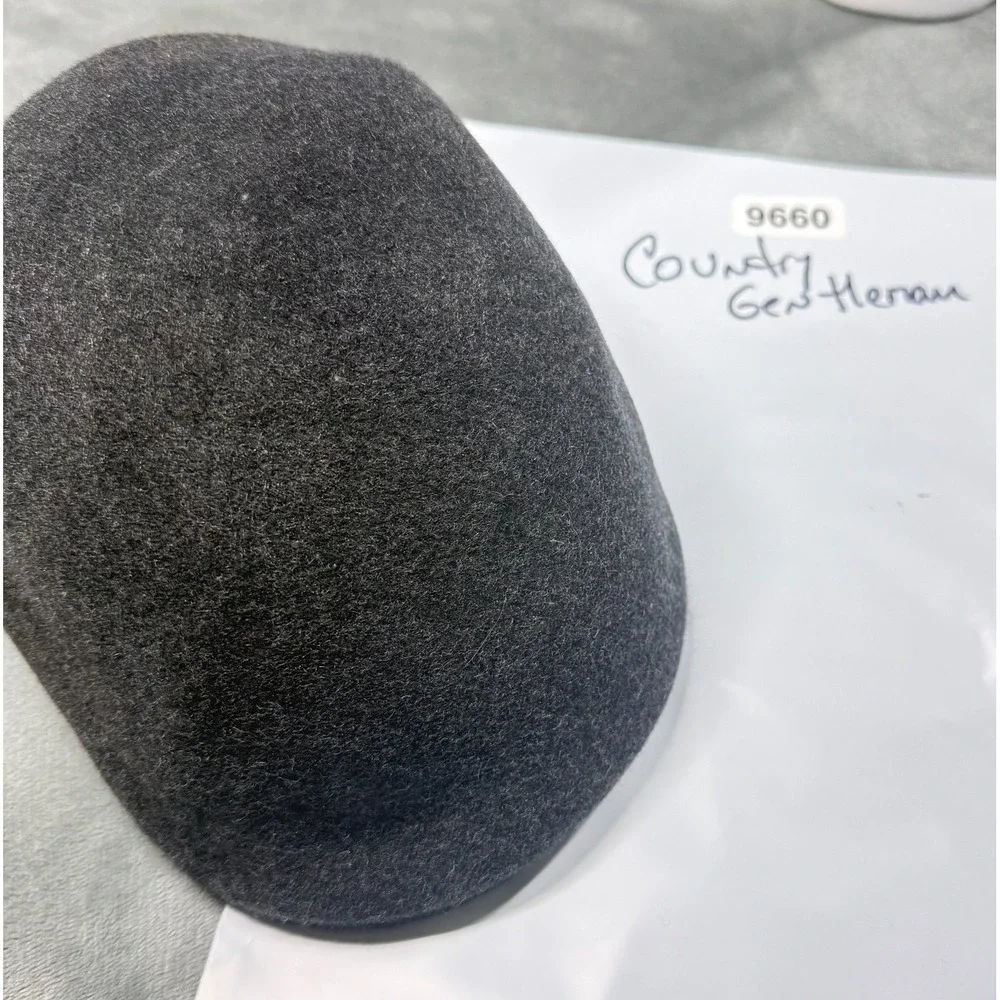 Country Gentleman Ivy Cap Mens Large Gray Wool Newsboy Flat Driving Hat